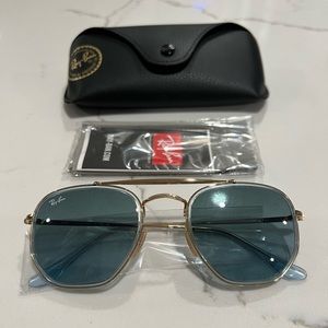 Ray Ban Marshal II Blue Gradient Gray & Gold Frames